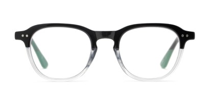 Front of The Leo Multifocal Reader in Black/Clear