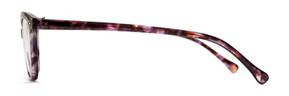 Side of The Libby Bifocal in Purple Tortoise