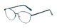Angle of The Maureen Bifocal in Blue, Women's Cat Eye Reading Glasses