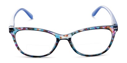 Front of The Molly Bifocal in Periwinkle Blue Tortoise