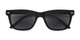 Folded of The Nantucket Reading Sunglasses in Matte Black with Smoke