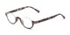Angle of The Oliver in Grey Tortoise, Women's and Men's Round Reading Glasses