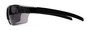 Side of The Shade Bifocal Safety Reading Sunglasses in Black with Smoke Lenses