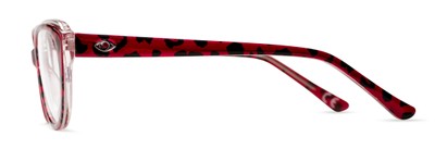 Side of The Sofia in Red/Leopard