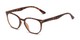 Angle of The Spencer in Matte Tortoise, Women's and Men's Round Reading Glasses