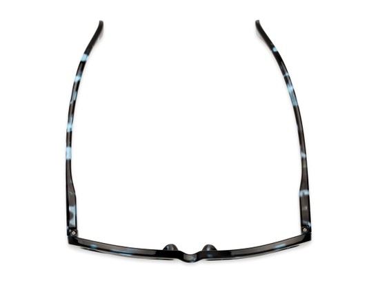 Overhead of The Stacey Bifocal Reading Sunglasses in Blue Tortoise/ Smoke