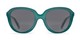 Front of The Tulip Bifocal Reading Sunglasses in Jade Green with Smoke