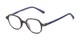 Angle of The Whitaker in Matte Grey Tortoise/Blue, Women's and Men's Round Reading Glasses