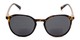 Front of The Wyatt Bifocal Reading Sunglasses in Brown Tortoise with Smoke Lenses