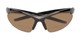 Folded of The Radley Polarized Bifocal Reading Sunglasses in Black with Amber