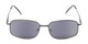Front of The Randy Reading Sunglasses in Matte Grey with Smoke