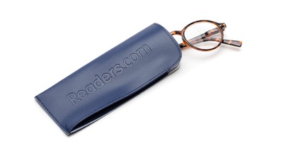 Detail of Reading Glasses Pouch in Blue