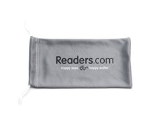 Angle of Readers.com Microfiber Pouch in Grey, Women's and Men's  Soft Cases / Pouches
