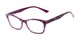Angle of The Reya in Purple Multi, Women's Cat Eye Reading Glasses