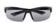 Folded of The Roster Bifocal Reading Sunglasses in Glossy Black with Smoke