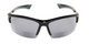 Front of The Roster Bifocal Reading Sunglasses in Glossy Black with Smoke