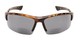 Front of The Roster Bifocal Reading Sunglasses in Tortoise with Smoke
