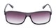 Front of The Rufus Reading Sunglasses in Clear Black With Smoke