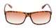 Front of The Rufus Reading Sunglasses in Glossy Tortoise with Amber