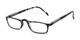 Angle of The Rye in Black Tortoise, Women's and Men's Rectangle Reading Glasses