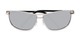 Folded of The Ryker Bifocal Reading Sunglasses in Silver with Silver Mirror