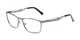 Angle of The Scotch in Gunmetal, Men's Rectangle Reading Glasses