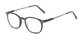 Angle of The Screenplay in Black, Women's and Men's Retro Square Reading Glasses