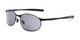Angle of The Sean Bifocal Reading Sunglasses in Matte Black with Smoke, Women's and Men's Sport & Wrap-Around Reading Sunglasses