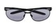 Folded of The Sean Bifocal Reading Sunglasses in Matte Black with Smoke