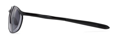 Side of The Sean Bifocal Reading Sunglasses in Matte Black with Smoke