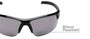 Detail of The Shade Bifocal Safety Reading Sunglasses in Black with Smoke Lenses