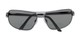 Folded of The Sherlock Polarized Bifocal Reading Sunglasses in Grey with Smoke