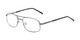 Angle of Sherman by felix + iris in Grey, Women's and Men's Aviator Reading Glasses