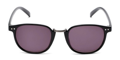 Front of The Silas Reading Sunglasses in Black with Smoke