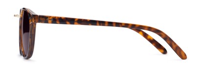 Side of The Silas Reading Sunglasses in Tortoise with Amber