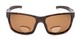 Front of The Skipper Polarized Bifocal Reading Sunglasses in Tortoise with Amber