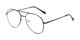 Angle of The Sonoma in Bronze, Women's and Men's Aviator Reading Glasses