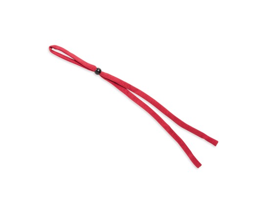Angle of Sporty Neck Cord #20 in Red, Women's and Men's  Neck Cords