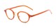 Angle of The Spring in Orange, Women's and Men's Round Reading Glasses