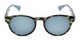 Front of The St. Paul Reading Sunglasses in Green Tortoise/Blue with Smoke