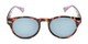 Front of The St. Paul Reading Sunglasses in Tortoise/Purple with Smoke