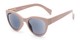 Angle of The Stevie Reading Sunglasses in Light Pink with Smoke, Women's Cat Eye Reading Sunglasses