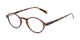 Angle of The Studio in Tortoise, Women's and Men's Round Reading Glasses