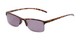 Angle of The Surf Reading Sunglasses in Tortoise with Smoke, Women's and Men's Browline Reading Sunglasses