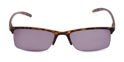 Front of The Surf Reading Sunglasses in Tortoise with Smoke
