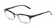 Angle of The Thorn in Black/Grey, Women's and Men's Browline Reading Glasses