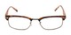 Front of The Thorn in Brown Tortoise/Bronze