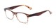 Angle of The Tilly in Brown Tortoise, Women's and Men's Retro Square Reading Glasses