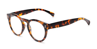 Angle of The Timber in Matte Tortoise, Women's and Men's Round Reading Glasses