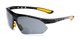 Angle of The Topsail Bifocal Reading Sunglasses in Black/Yellow with Smoke, Women's and Men's Sport & Wrap-Around Reading Sunglasses